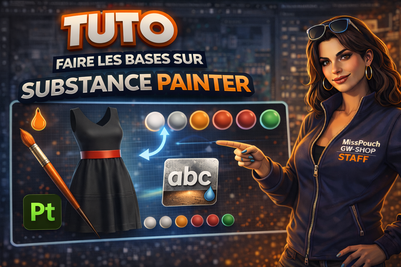 Faire les bases sur Substance Painter